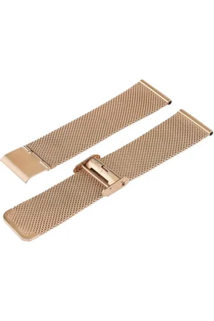 XCOAST Smartwatch-Armband 20mm Uhrenarmband Rosegold, für SIONA 2, Schnellwechselfunktion, Edelstahl, Mesh Damenarmband, Wechselarmband - Verkäufer: XLYNE 24