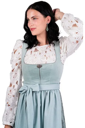 MARJO Dirndl Samt Dirndl 2tlg. - ALLING - cloud - Verkäufer: Alpenwahnsinn Tracht & Lifestyle