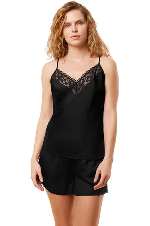 Triumph Pyjama Wild Azalea Florale PSW (Set, 2 tlg., Set) mit Stickerei