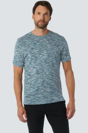 No Excess T-Shirt - sommerliches Melange T-Shirt - kurzarm Shirt Herren Basic - Verkäufer: Schneider Fashion Store
