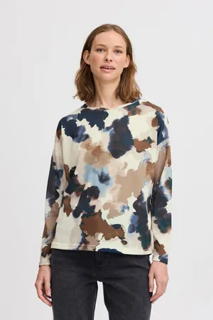 B YOUNG Longsleeve BYPIETA AOP CREW - modischer Longsleeve mit Alloverprint - Verkäufer: meinemarkenmode
