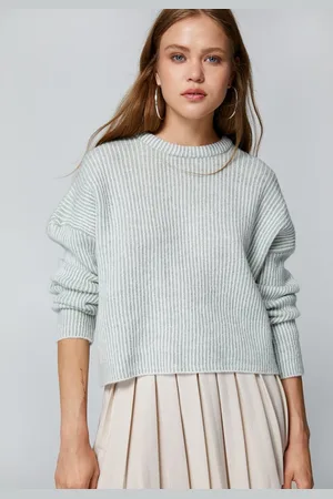 Koton Rundhalspullover Rundhalsausschnitt Langärmelig Sweater - Verkäufer: