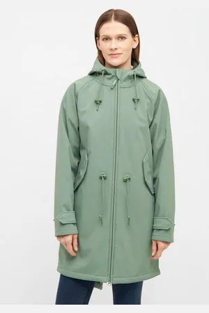 Derbe Softshelljacke Island Friese wasserabweisend, winddicht, Kapuze