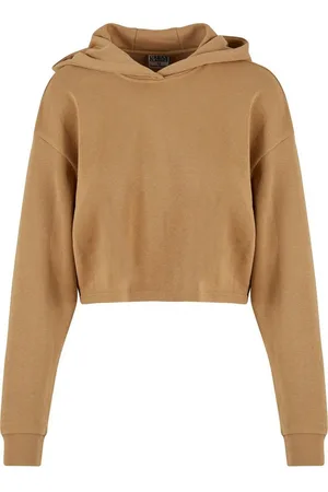 Urban classics Kapuzenpullover Damen Ladies Oversized Cropped Light Terry Hoodie (1-tlg)