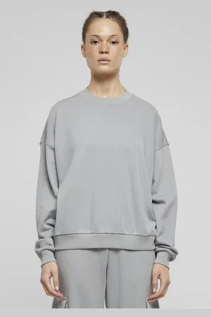 Urban classics Sweater Damen Ladies Oversized Light Terry Crewneck