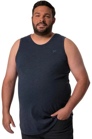 Men Plus T-Shirt Men+ Tanktop Basic 2er-Pack Rundhals bis 8 XL - Verkäufer: Popken Fashion Group