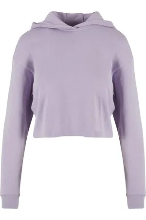 Urban classics Kapuzenpullover Damen Ladies Oversized Cropped Light Terry Hoodie (1-tlg)