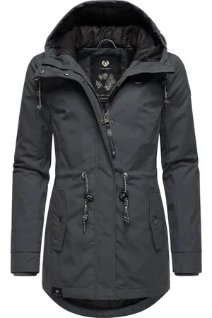 Ragwear Winterjacke Monadis Black Label stylischer Winterparka für die kalte Jahreszeit