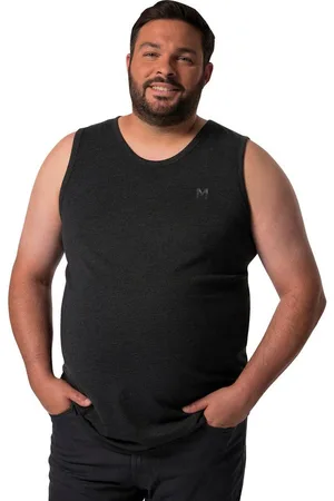 Men Plus T-Shirt Men+ Tanktop Basic 2er-Pack Rundhals bis 8 XL - Verkäufer: Popken Fashion Group