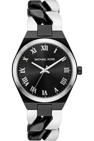 Michael Kors Quarzuhr LENNOX MK7502, Armbanduhr, Damenuhr, analog, Edelstahlarmband, Exklusiv bei uns