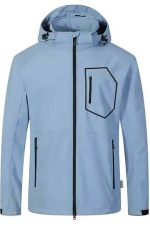 Blue Wave Softshelljacke Herren Jacke Louis mit verstellbarer Kapuze - winddicht & atmungsaktiv - Verkäufer: tomBrook GmbH