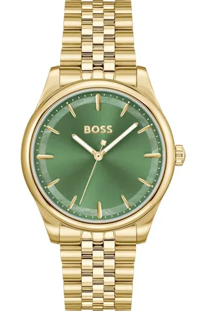 HUGO BOSS Quarzuhr GRACEFUL 1502780, Armbanduhr, Damenuhr, Edelstahlarmband, analog