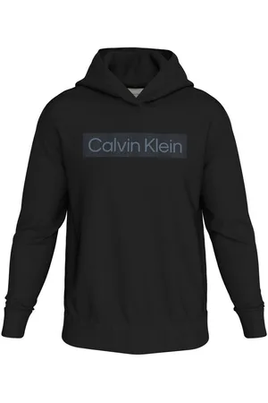 Calvin Klein Kapuzensweatshirt BOX STRIPED LOGO HOODIE mit Logoschriftzug