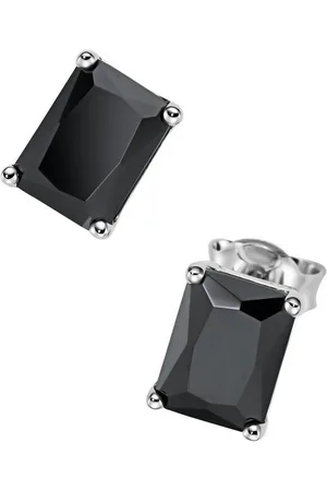 Giorgio Martello Paar Ohrstecker mit Zirkoniastein, Silber 925