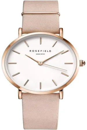 ROSEFIELD Quarzuhr Damenuhr West Village Rosa Rosegold Leder WSPR-W73 - Verkäufer: JUWELSTORE.de