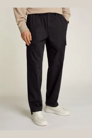 Calvin Klein Cargohose REGULAR STRAIGHT CARGO mit Logoprägung