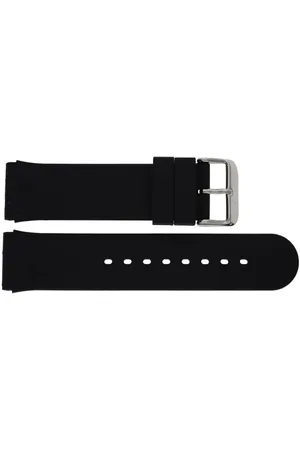 JuwelmaLux Uhrenarmband Uhrenband Silikon schwarz JL28-10-1071 - Verkäufer: Juwelier-Bacak
