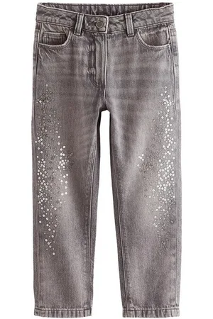 Next Mom-Jeans MOM-Jeans mit Paillettenverzierung (1-tlg) - Verkäufer: Germany GmbH