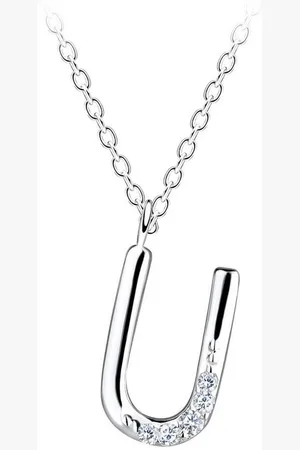ALEXANDER YORK Kette mit Anhänger Buchstabenanhänger U, 2-tlg., 925 Sterling Silber - Verkäufer: