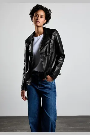 Street one Bikerjacke mit Reverskragen und Reißverschluss