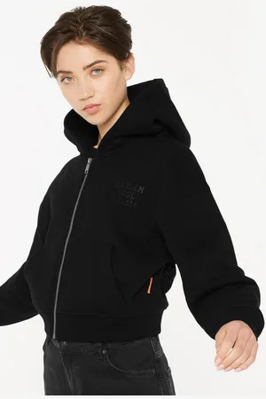 Harlem Soul Kapuzensweatjacke mit Baumwolle