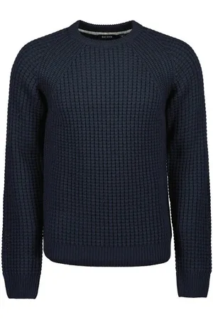 Blue Seven Rundhalspullover Herren Strickpullover mit Struktur-Muster - Pullover mit Rundhals - Verkäufer: tomBrook GmbH