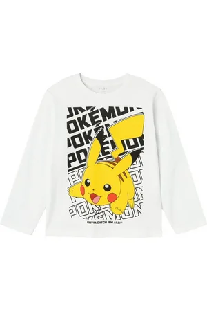 NAME IT Langarmshirt NKMAMAS POKEMON LS NREG TOP BOX NOOS SKY