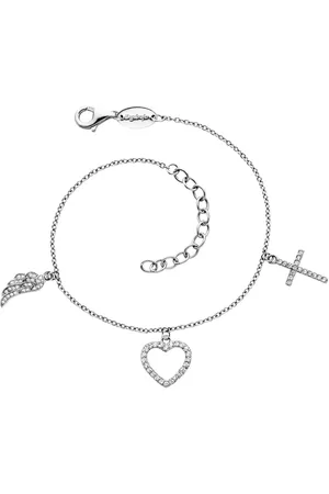 Engelsrufer Armband Glaube, Liebe & Hoffnung, ERB-FLH-ZI, Made in Germany - mit Zirkonia (synth)