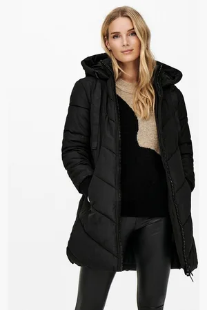 JDY Steppmantel SKYLAR LIFE HOOD JACKET OTW NOOS