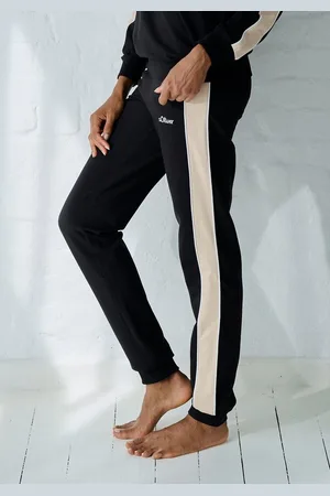 QS by s.Oliver Sweathose mit Seitenstreifen und Pipings, Loungewear