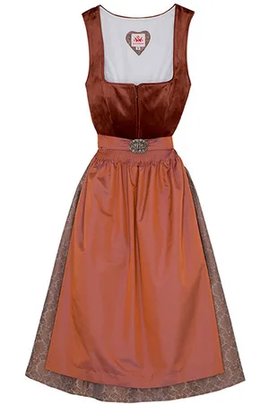 SPIETH & WENSKY Dirndl Elli-Dirndl Elli 2-teiliges Midi-Dirndl Kleid Dirndl Trachtenkleid - Verkäufer: German Wear