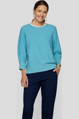 Rabe Strickpullover Eleganter Pullover mit 3/4-Ärmeln