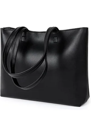 TAN.TOMI Shopper Damen Henkeltaschen, Einfache Handtaschen PVC Tote Shopper Bag, Handtasche für Arbeit, Schule, Einkauf mit Innentasche - Verkäufer: BORSETTA