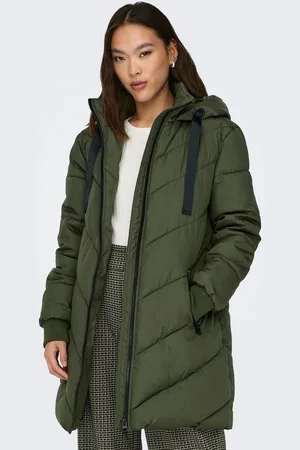 JDY Steppmantel SKYLAR LIFE HOOD JACKET OTW NOOS