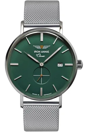 Iron Annie Quarzuhr Classic, 5932M-4, Armbanduhr, Damenuhr, Herrenuhr, analog, Datum, Made in Germany