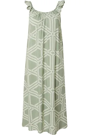 VERO MODA Midikleid EASY JOY (1-tlg) Volant - Verkäufer: Mary & Paul