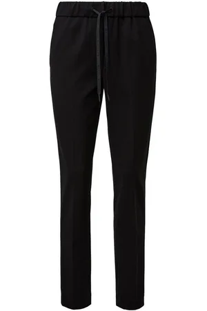 Comma, Jogginghose Jogg-Pants (1-tlg) Slim Leg, Gummibund, Kordel, Taschen, Bundfalten - Verkäufer: LuriX