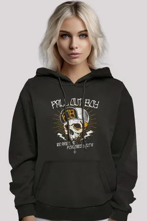 F4NT4STIC Kapuzenpullover Fall Out Boy Chest Youth Skull Premium Qualität