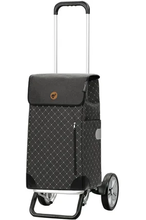 ASTRID ANDERSEN Einkaufstrolley Alu Star Shopper Sofia anthrazit, klappbar, höhenverstellbar, belastbar bis 40kg, wasserabweisend - Verkäufer: Easy-Trolley