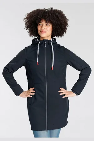 Polarino Softshelljacke Große Größen Logo auf dem Ärmel