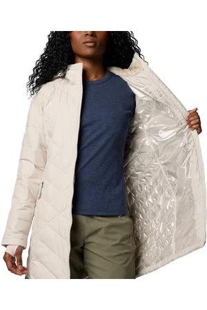 Columbia Steppmantel HEAVENLY LONG HOODED JACKET (1-tlg)