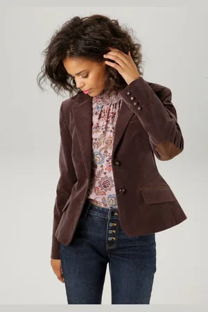 Aniston Jackenblazer mit Stoff-Einfassungen und Ärmelpatches