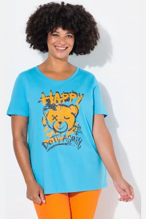 Angel of Style T-Shirt T-Shirt Boxy Fit Teddy-Motiv - Verkäufer: Popken Fashion Group