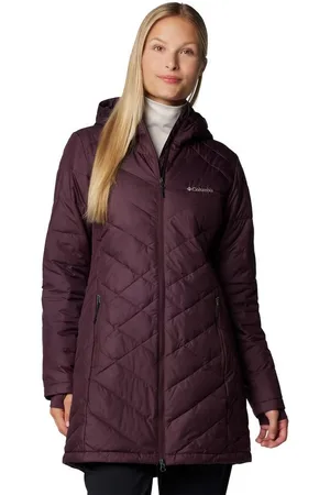 Columbia Steppmantel HEAVENLY LONG HOODED JACKET (1-tlg)