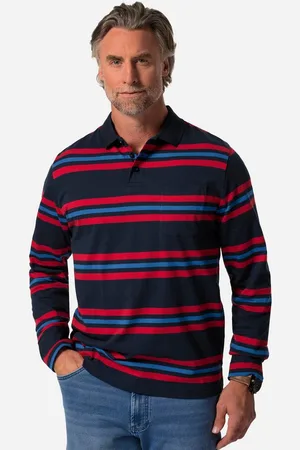 Boston Park Poloshirt Poloshirt Langarm Ringel - Verkäufer: Popken Fashion Group