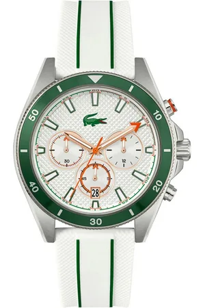 Lacoste Chronograph MAINSAIL 2011362, Armbanduhr, Quarzuhr, Herrenuhr, Tag, Stoppfunktion, Silikonarmband