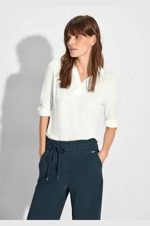 CECIL Poloshirt mit 3/4 Ärmeln