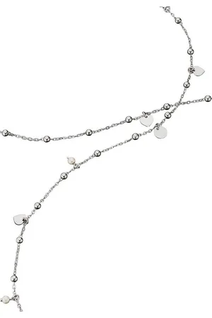 Engelsrufer Lange Kette Liljoy, Kreise, Herzen, ERN-LILJOY-PE, Made in Germany - mit Perle (synth)