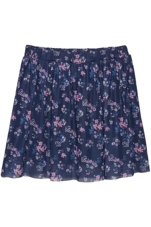Creamie A-Linien-Rock Skirt Mesh Indigo Blue 104 Rock mit Blumen - Verkäufer: HUCKLEBUCK & FINJA Nordkinder Kindermode