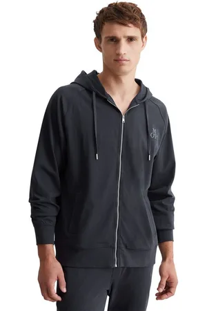 Marc O’ Polo Sweatjacke Heavy Jersey mit dezentem Logodruck